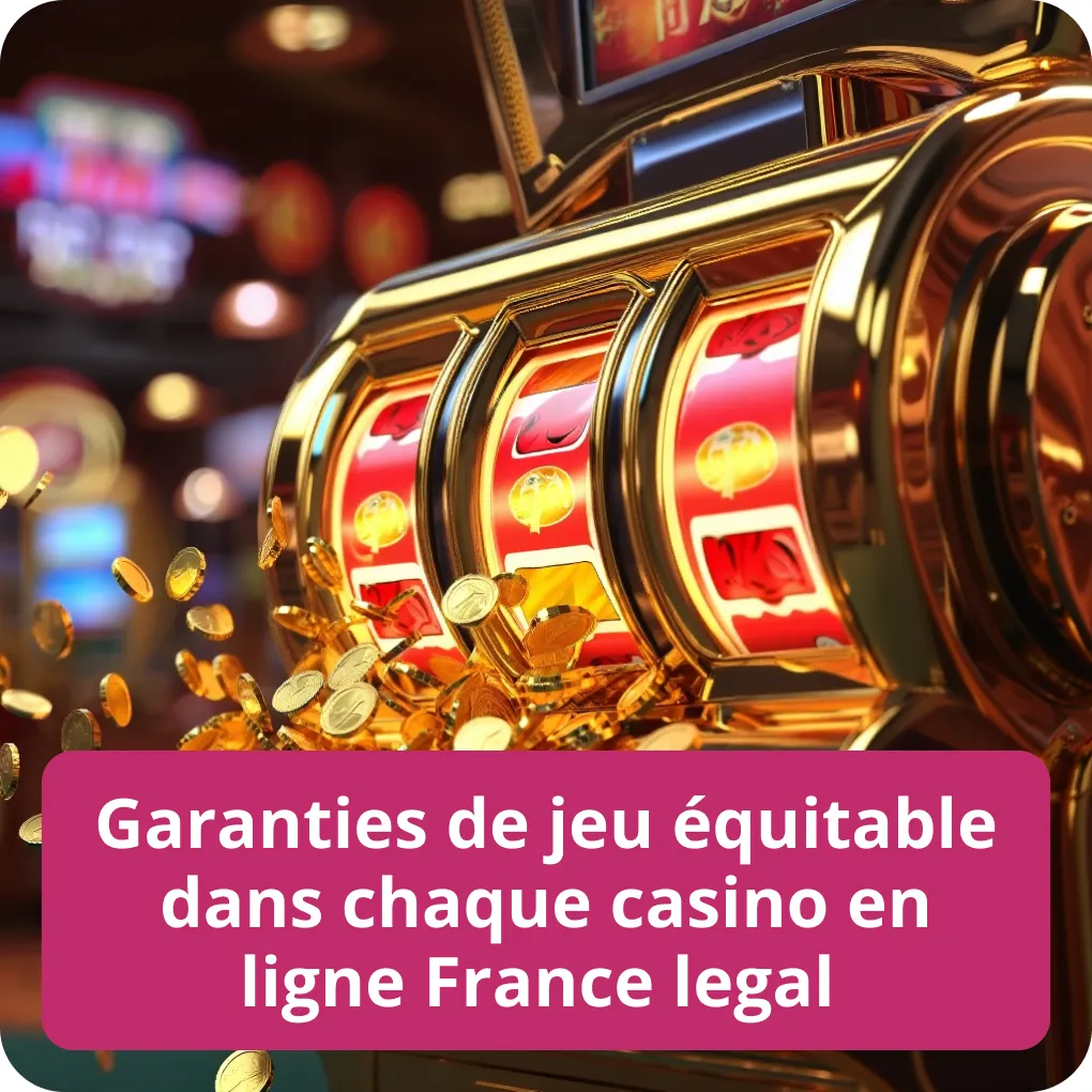 Garanties de jeu équitable dans chaque casino en ligne France legal